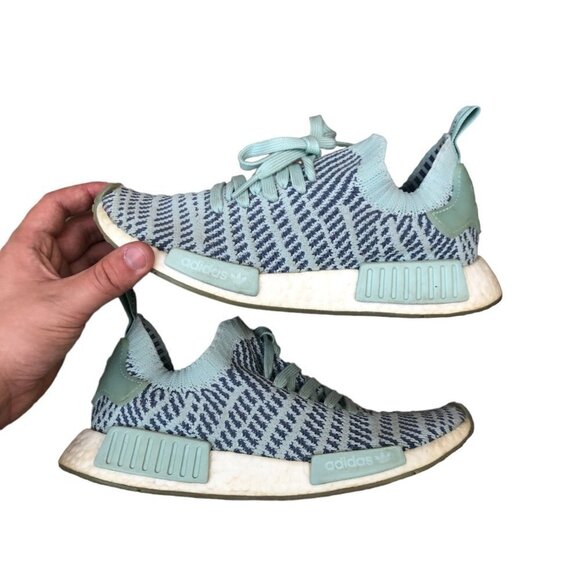 2018 Adidas NMD R1 STLT Ash Green Size 8 - Picture 6 of 14